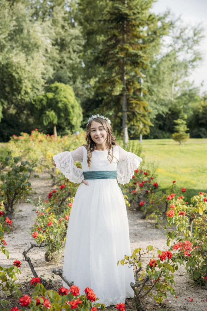 Daniela Comunion Exterior Muare 24