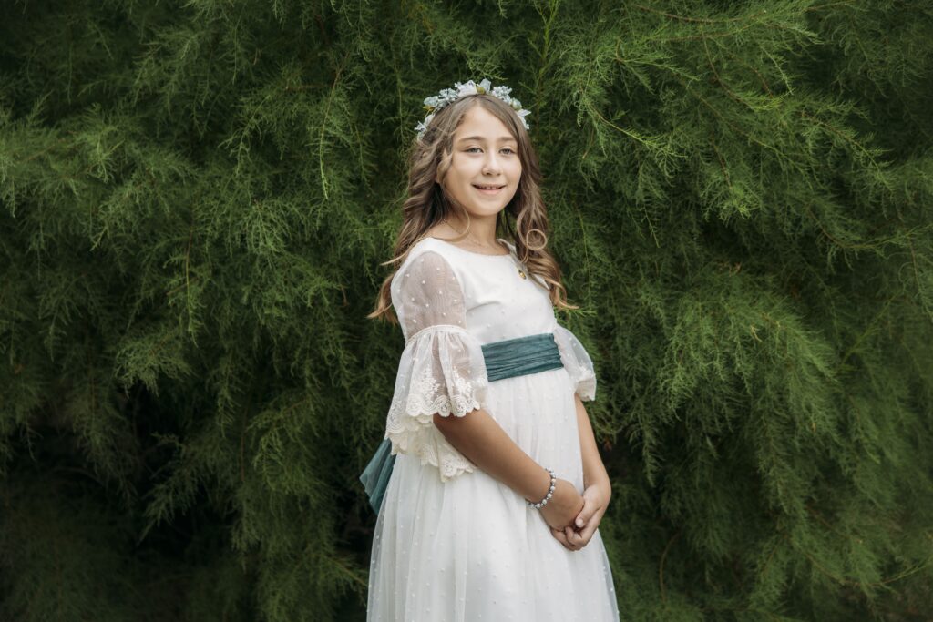 Daniela Comunion Exterior Muare 70