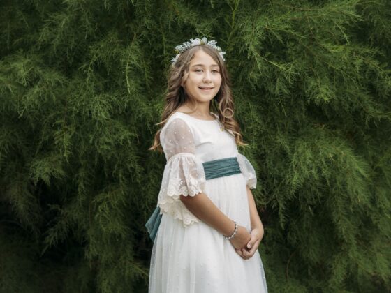 Daniela Comunion Exterior Muare 70